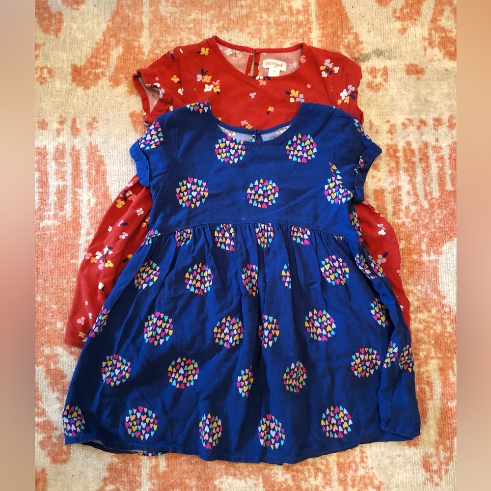 Cat & Jack Floral Play Dress Bundle Girls 5